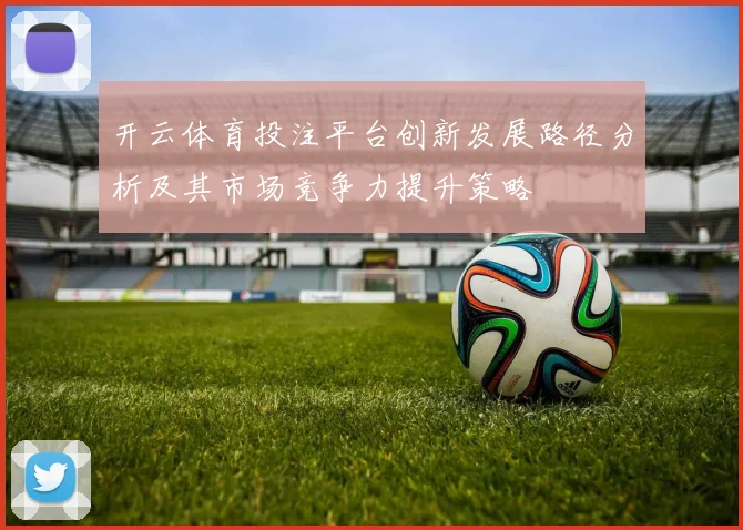 开云体育投注平台创新发展路径分析及其市场竞争力提升策略